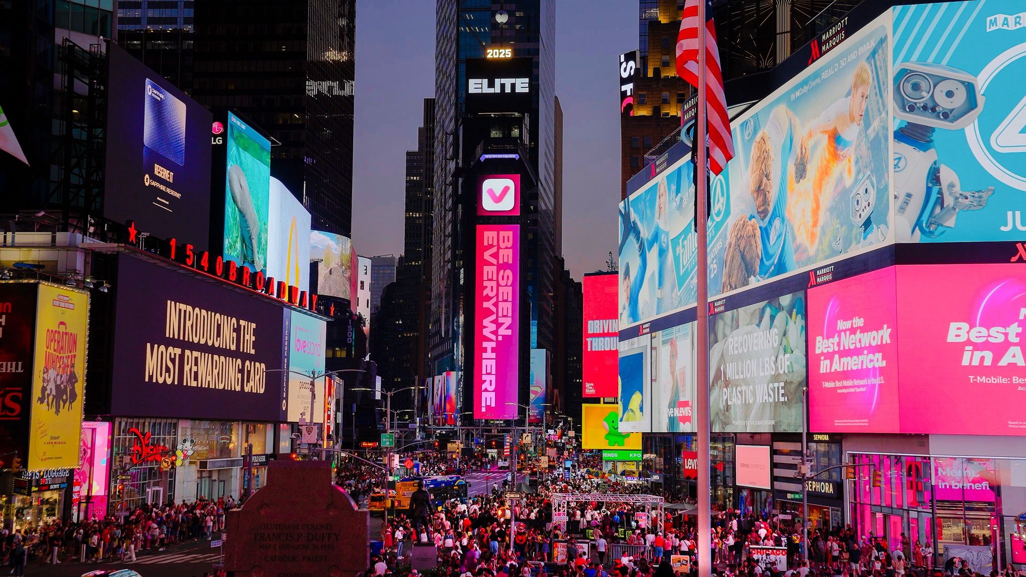 Elite Marketing Outdoor - Times Square Billboard